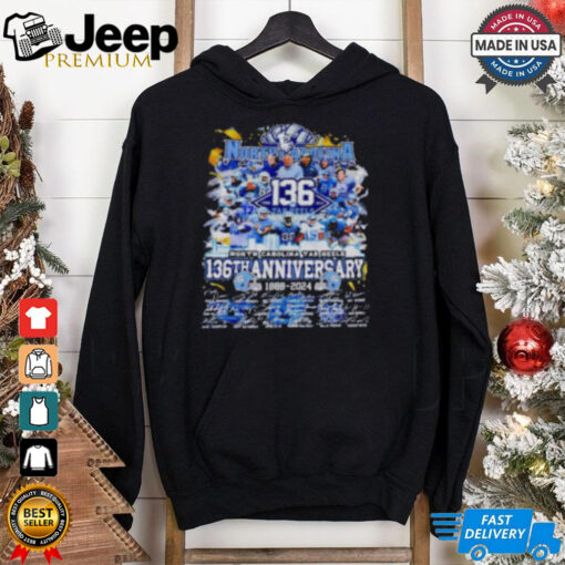 The Tar Heels 136th Anniversary 1888 2024 shirt
