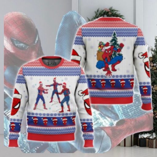 The Three Spider Man Ugly Sweater