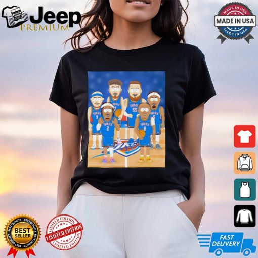 The Thunders top 6 X South Park characters shirt