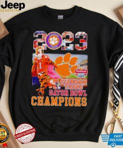 The Tiger mascot Clemson Tigers 2023 Gator Bowl Champions shirt