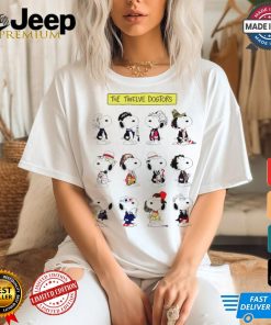 The Twelve Dogtors Snoopy Doctor Who T Shirt