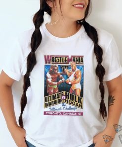 The Ultimate Warrior & Hulk Hogan Mad Engine WrestleMania VI The Ultimate Challenge T Shirt