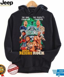 The WWE Champion Roman Reigns and The People’s Champion The Rock shirt