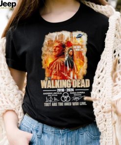 The Walking Dead 2010 2024 they are the Ones who live signatures shirt