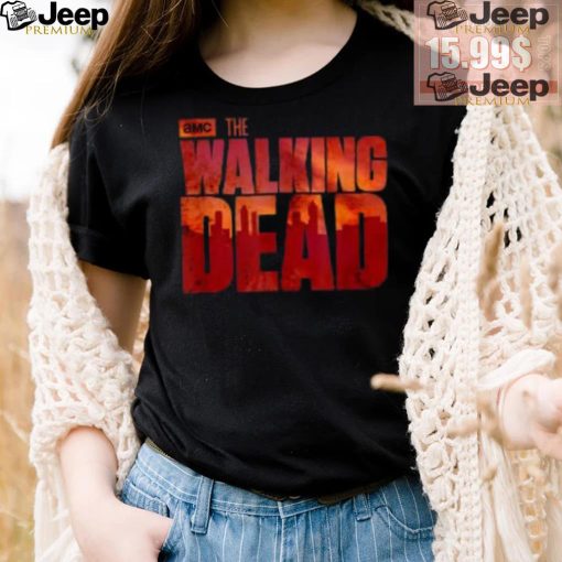 The Walking Dead Blood Logo T Shirt