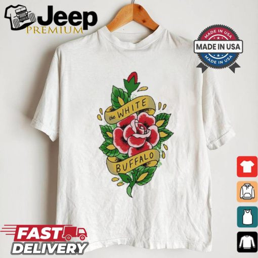 The White Buffalo Rose Tattoo White Shirt