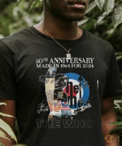 The Who 60th Anniversary Made In 1964 For 2024 T Shirt