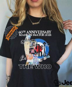 The Who 60th Anniversary Made In 1964 For 2024 The Memories T Shirt