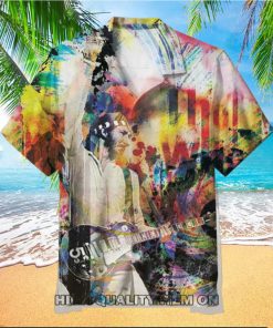 The Who Pete Townshend Short Sleeve Hawaiian Shirt