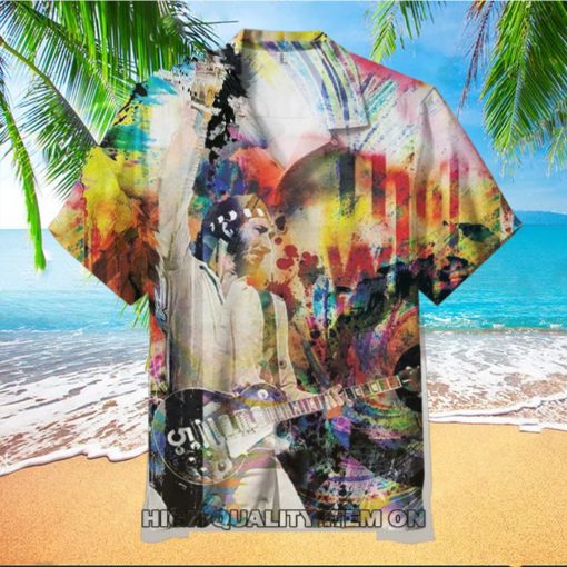 The Who Pete Townshend Short Sleeve Hawaiian Shirt