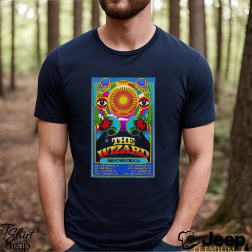 The Wizard Blues Power Tour 24 Poster Shirt