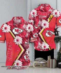 [The best selling] Kansas City Chiefs Classic All Over Print Hawaiian Shirt