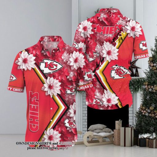 [The best selling] Kansas City Chiefs Classic All Over Print Hawaiian Shirt