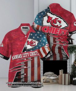 [The best selling] Kansas City Chiefs Customized For Sports Enthusiasts This Season Hot Version Hawaiian Shirt