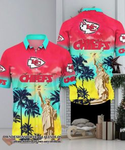 [The best selling] Kansas City Chiefs NFL Flower Summer Football 3D Full Print Hawaiian Shirt