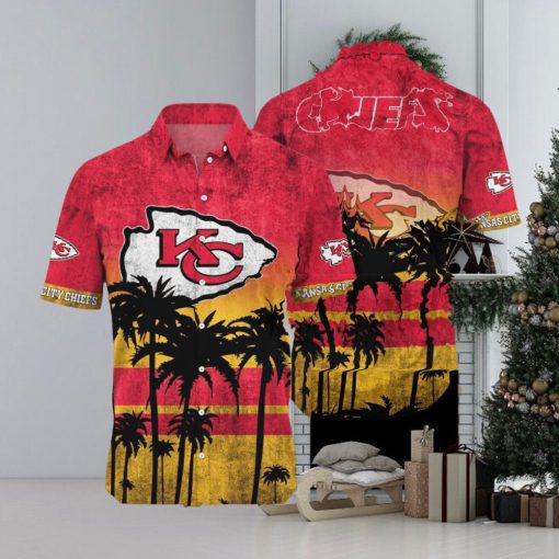 [The best selling] Kansas City Chiefs Short Style Hot Trending Summer All Over Print 3D Hawaiian Shirt