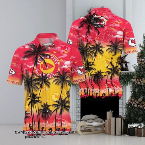 [The best selling] Kansas City Chiefs Street Style Hawaiian Shirt