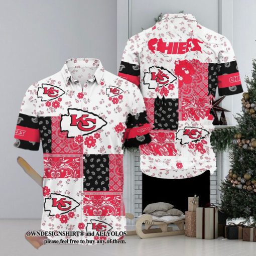 [The best selling] Kansas City Chiefs Trending Aloha New Summer Classic Full Print Hawaiian Shirt