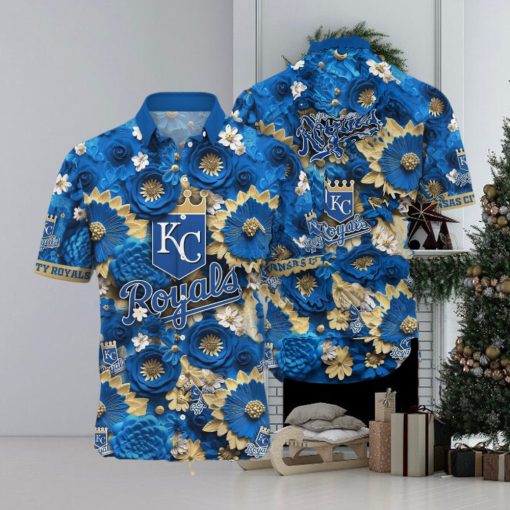 [The best selling] Kansas City Royals MLB Cool Version Hawaiian Shirt