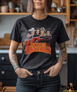 The car and Band Dukes Of Hazzard T Shirt