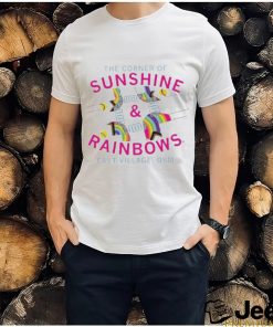 The corner of sunshine and rainbows the corner of sunshine and rainbows shirt