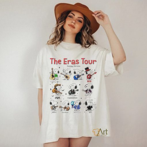 The eras tour Snoopy guitar version shirt
