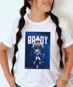 The hall of fame the greatest of all time 2024 new england Patriots hall of fame inductee tom brady home decor poster shirt