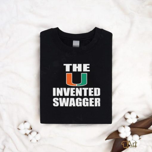 The invented swagger Miami Hurricanes logo shirt