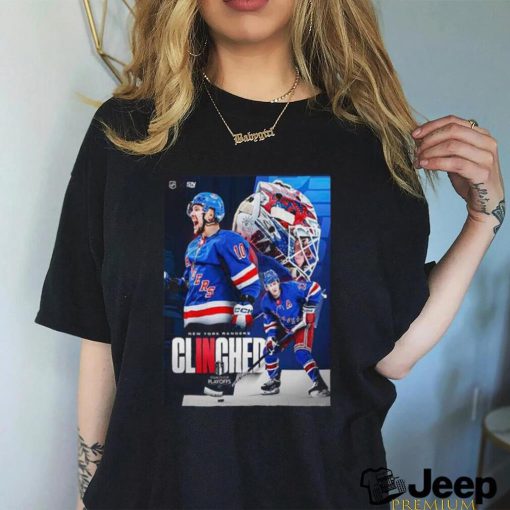 The new york rangers have punched their ticket to the stanley cup playoffs 2024 nhl shirt
