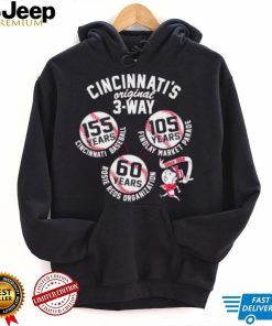 The original 3 way – celebrating 60 years of the rosie reds orginization shirt