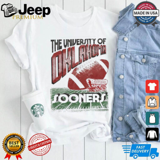 The university of Oklahoma Sooners football pitch shirt