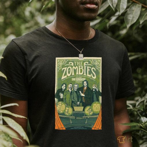 The zombies june 7 2024 the barbican london uk poster shirt