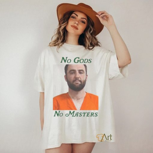 Thegoodshirts Scottie Scheffler No Gods No Masters Shirt