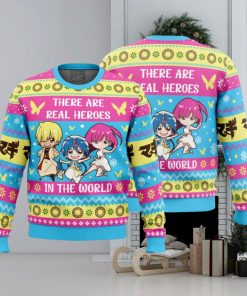 There Are Real Heroes Magi The Labyrinth of Magic Ugly Christmas Sweater