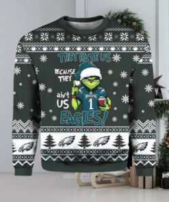 They Hate Us Because They Ain’t Us Eagles Ugly Christmas Sweater