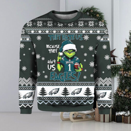 They Hate Us Because They Ain’t Us Eagles Ugly Christmas Sweater