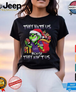 They Hate Us Because They Ain’t Us Grinch Vs LSU Tigers Football Christmas Shirt