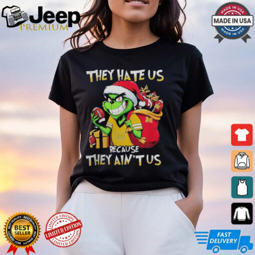 They Hate Us Because They Ain’t Us Grinch Vs Michigan Wolverines Football Christmas Shirt