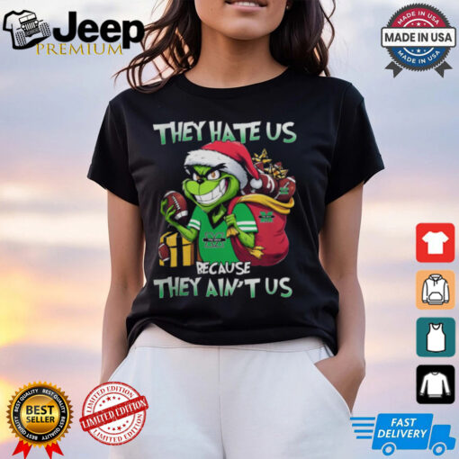 They Hate Us Because They Ain’t Us Grinch X Marshall Thundering Herd Christmas 2024 Shirt