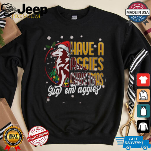 They Hate Us Because They Ain’t Us Texas A&M Aggies Mascot Christmas Shirt