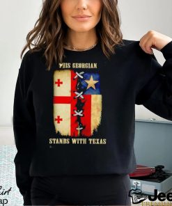 This Georgian stands with Texas shirt