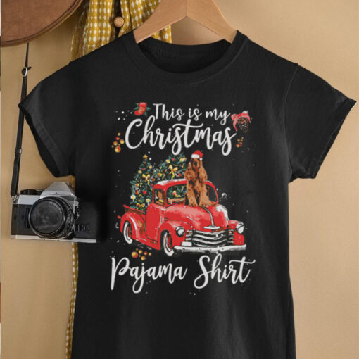 This Is My Christmas Pajama Cocker Spaniel Santa dog shirt