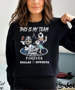 This Is My Team Forever Dallas Cowboys Mascot 2024 Shirt
