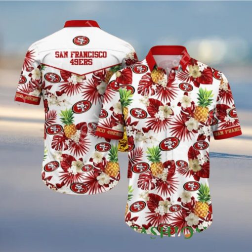 This Summer San Francisco 49ers NFL American Flag Print Hawaiian Shirt 2024