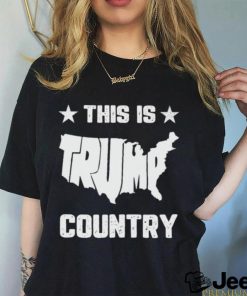 This is Trump country USA map shirt