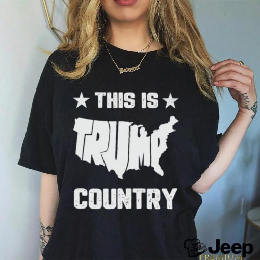 This is Trump country USA map shirt