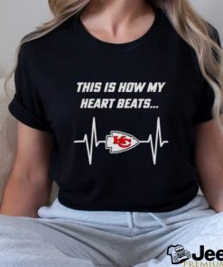 This is how my heart beats Kansas City Chiefs football shirt