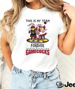 This is my team forever South Carolina Gamecocks mascot cheerleader shirt