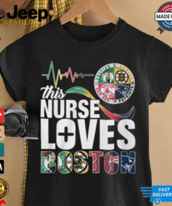 This nurse loves Boston shirt