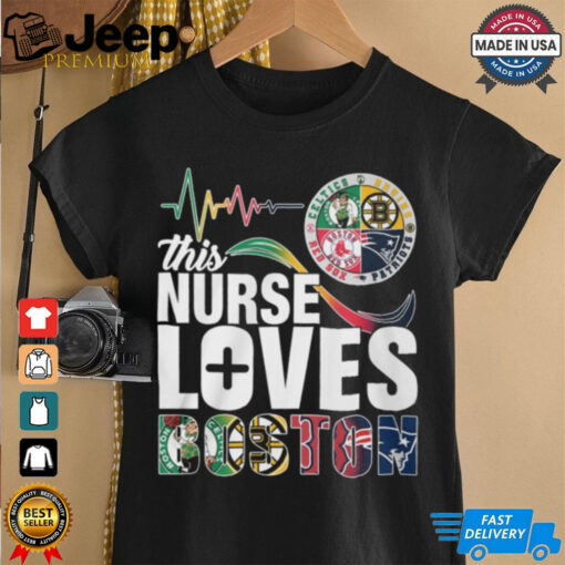 This nurse loves Boston shirt